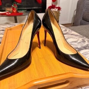 Christian Louboutin Pigalle 100 Patent Leather Heels
